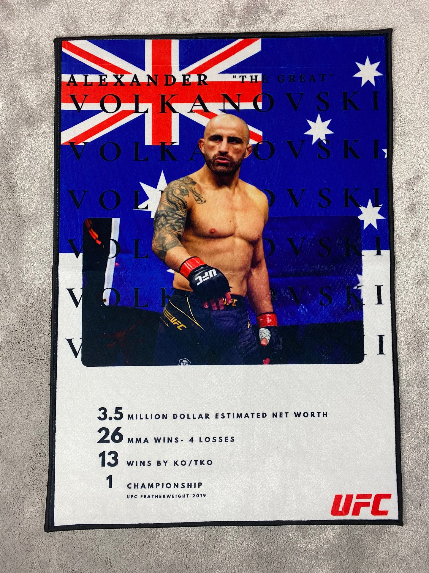 Alexander Volkanovski Rug