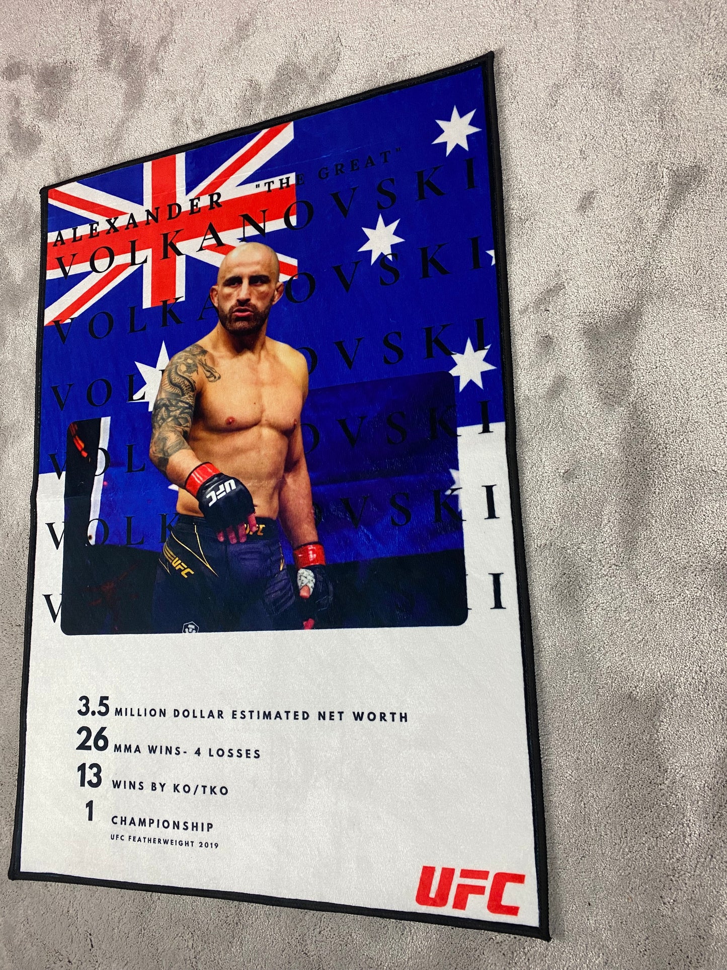 Alexander Volkanovski Rug