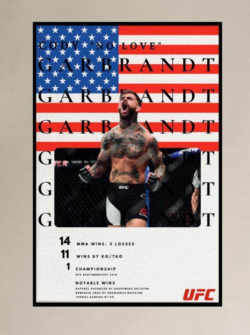 Cody Garbrandt Rug